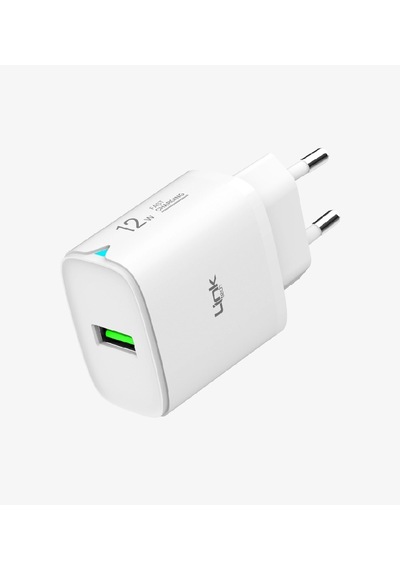 Linktech Micro Usb Şarj Aleti - Beyaz - Telefon Hızlı Şarj Aleti - 12w Micro Usb Kablolu Şarj Cihazı
