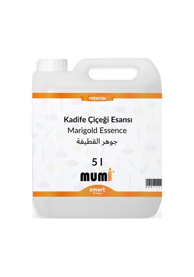 Premium Kadife Çiçeği Mum Esansı 5 Litre Şeffaf