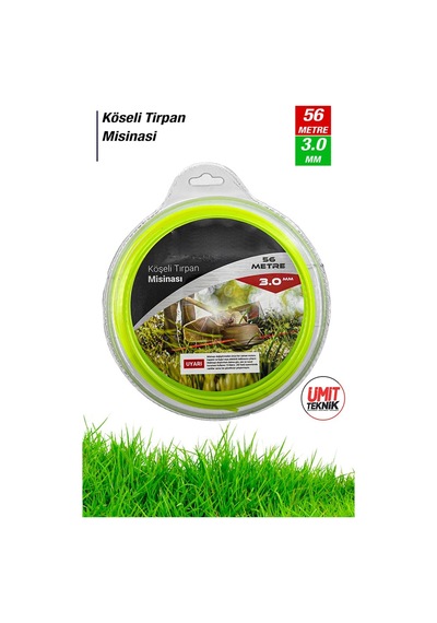 Çok Fonksiyonluköseli Tirpan Misinasi Motorlu Tırpan Ot Çim Biçme Universal Misine 56 Metre 3.0 M