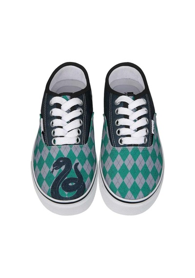 Kadın Vegan Çok Renkli Sneakers - Warner Bros Harry Potter House Of Slytherin Tasarım