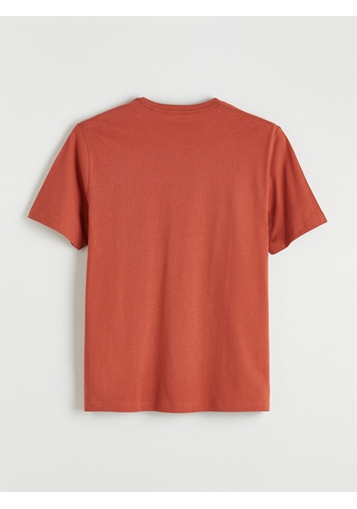Lcwaıkıkı Classic Kahverengi %100 Pamuklu Regular Fit Basic Tişört