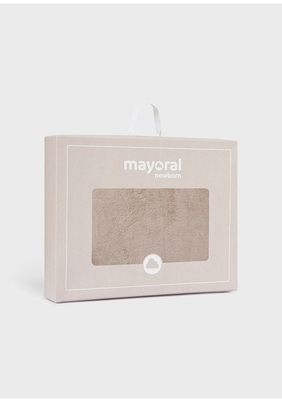 Mayoral Bej Peluş Bebek Battaniyesi 9955 Bej