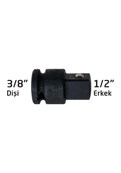 İzeltaş 14000004621 Havalı Lokma Adaptörü 3/8" Dişi X 1/2" Erkek