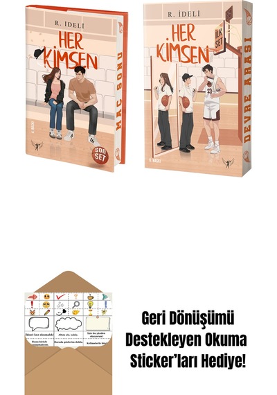 Her Kimsen - Son Set Ciltli + Her Kimsen - İlk Set + Okuma Sticker'ları