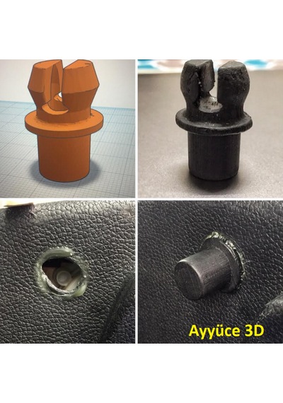 Ayyüce 3d, Skoda Fabia Pandizot Tutucu Pimi, 2 Adet, Siyah