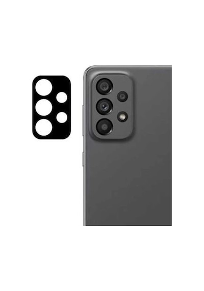Microcase Samsung Uyumlu Galaxy A73 5G Kamera Camı Lens Koruyucu Metal
Çerçeveli Kapalı Tasarım - Siyah