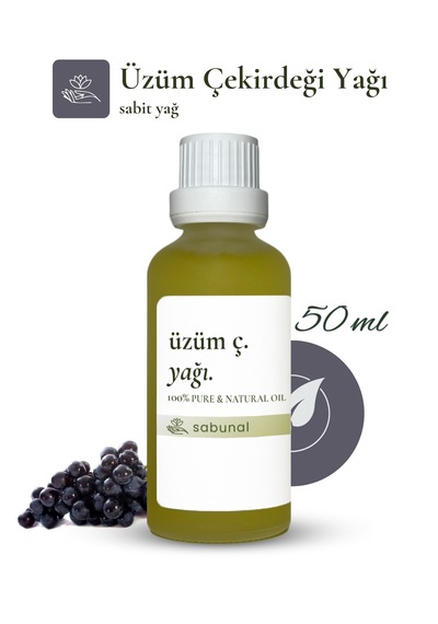 Sabunal Üzüm Çekirdeği Yağı 50 ML Cilt Ve Tırnak Doğal Bakım Yağı