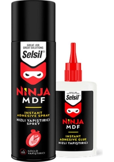 Selsil Ninja Mdf Hızlı Yapıştırıcı 400 Ml +100 Ml 290 ML