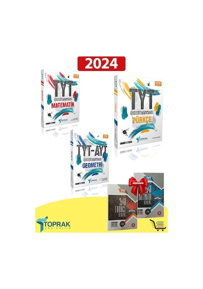 Tyt Matematik-geometri-türkçe Soru Bankası Seti Hediyeli