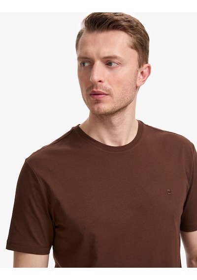 Pierre Cardin Erkek Koyu Kahverengi Tişört Basic 50325299-vr084
