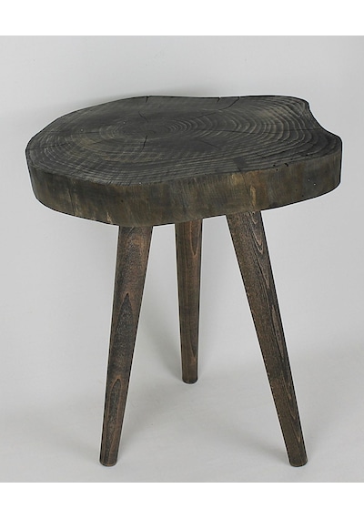 Doğal Ahşap Sehpa 32x45 Cm Ahşap Ayaklı Renk Siyah Doğal Ahşap Sehpa 32x45 Cm Ahşap Ayaklı Renk Siyah