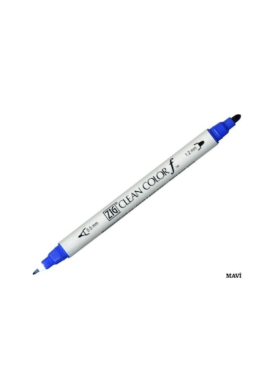 Zig Clean Color Çift Uçlu Keçe Kalem Tcs-6000T Lila