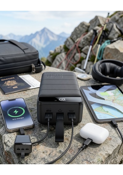 Powerbank 50.000 Mah Dijital Gösterge Uucz50000mahpowerbank1-1 Çok Renkli
