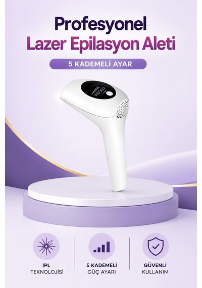 Ipl Lazer Epilasyon Aleti 5 Kademeli Güç Ayarlı - Lisinya