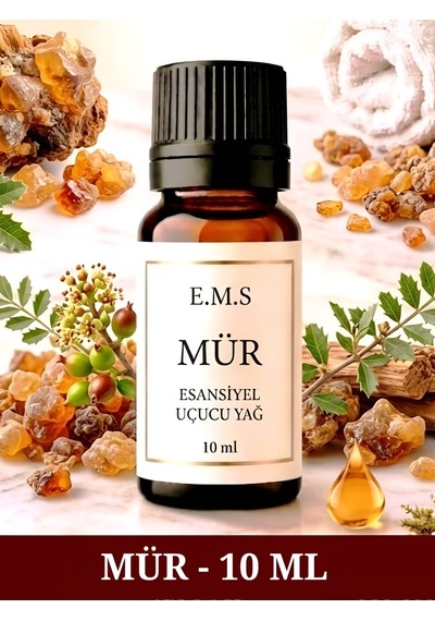 Mür Esansiyel Uçucu Yağ Buhurdanlık Yağı Difüzör Esansı Oda Kokusu Esansı Mum Esansı 10 Ml Mür Yağı.