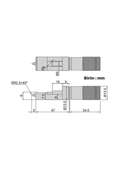 Insize 3293-131 Kenet Mikrometresi