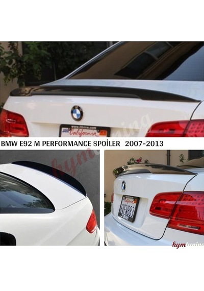 Bmw 3 Serisi E92 Coupe Performans Spoyler 2006 2010 Parlak Siyah