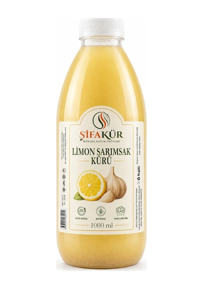 Limon Sarımsak Kürü 1000 ml 60 Gün Dinlendirilmiş