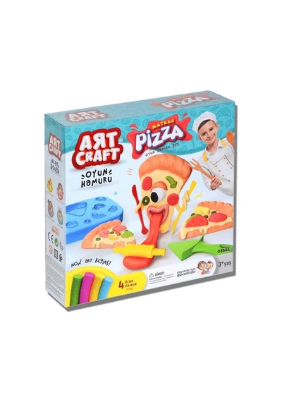 Mey İthalat Pizza Oyun Hamuru Seti Mavi