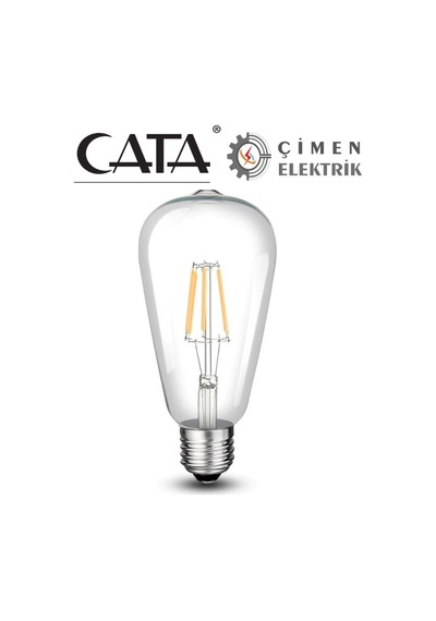 Cata Ct 4353 8w Rustik Led Ampul 3200k Günışığı E27 Duy