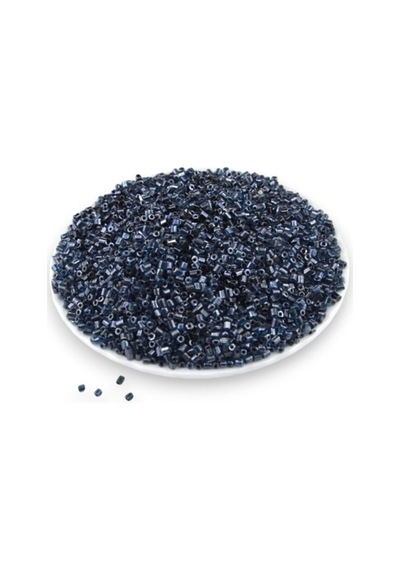 Gece Mavisi 3x2 Mm Büyük Kesme Boncuk 40 Gr