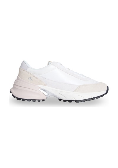 Calvin Klein Hıke Runner Mg Nylon Perl Beyaz Kadın Sneaker 000000000102245997 Beyaz