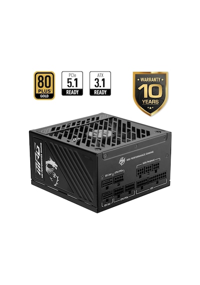 Msı 1250w 80+ Gold Mpg A1250gs Pcıe5 Tam Modüler Power Supply
