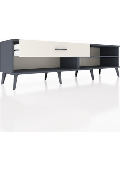 Hyperion Tv Ünitesi Tek Raflı Tek Çekmeceli 176x44x51 Antrasit-antrasit/aytaşı Antrasıt/aytası Hyperion Tv Ünitesi Tek Raflı Tek Çekmeceli 176x44x51 Antrasit-antrasit/aytaşı Antrasıt/aytası