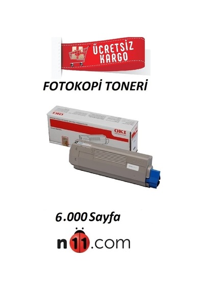 Oki C532-46490631 Yüksek Kapasiteli Mavi Toner