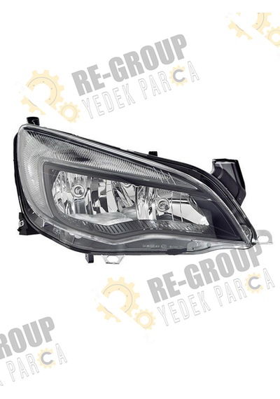 Opel Astra J Ön Far Siyah Zemin Halojen 2012-2017 -sağ- 1216725