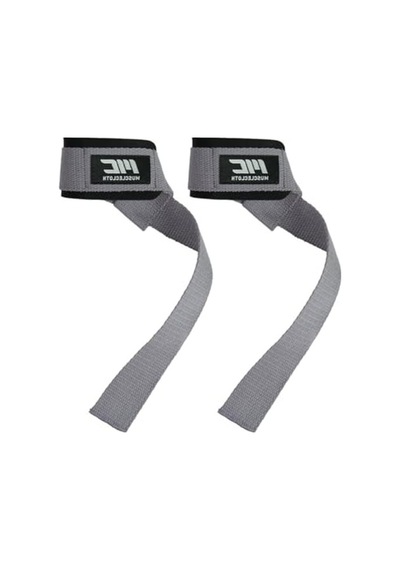 Gri Renkli Padded Lifting Straps, Güçlü Destek Altın