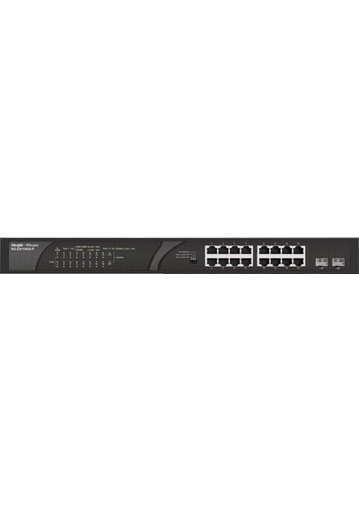 Rg-es118gs-p 16 Port Poe+ 10-100-1000 Mbps 2 Port Sfp 247w Switch Hub