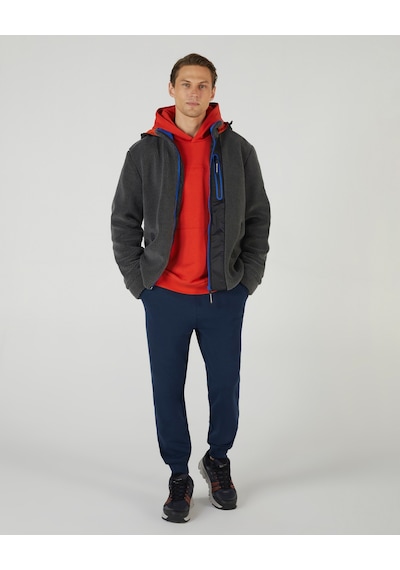 Skechers M Outdoor Fleece Full Zip Sherpa Erkek Gri Mont S242039-035 Gri