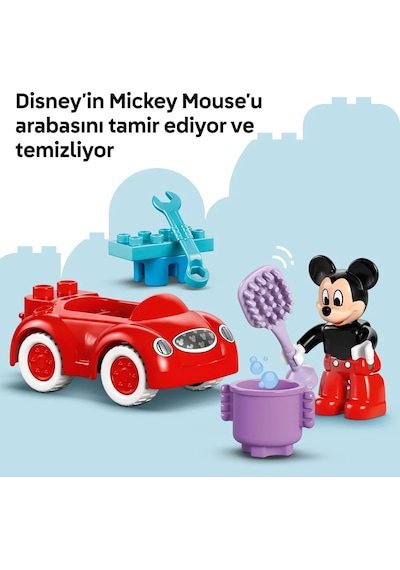 LEGO® DUPLO® | Disney Mickey Fare’nin Kulüp Evi ve Arabası 10454 - 2 Yaş ve Üzeri Çocuklar için Eğitici Oyuncak Yapım Seti (27 Parça) LEGO® DUPLO® | Disney Mickey Fare’nin Kulüp Evi ve Arabası 10454 - 2 Yaş ve Üzeri Çocuklar için Eğitici Oyuncak Yapım Seti (27 Parça)