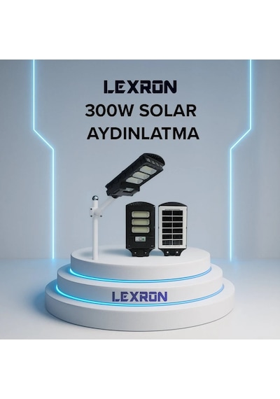 Lexron 300w Solar Aydınlatma