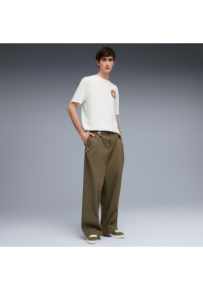 Puma Sunset Drive Relaxed Erkek Beyaz T-shirt 634395