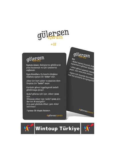 Oyun Eğlenceli Kız Erkek Grup Sevili Çift Arkadaş Ortamı Görev Ceza Kart Oyunu Gülersen İçersin +18