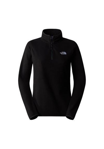 The North Face W 100 Glacier 1/4 Zip Kadın Polar Sweatshirts Nf0a855m4h01 Siyah