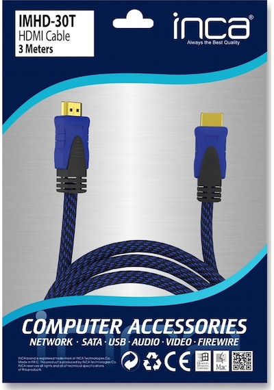Inca Imhd-30T 3Mt Hdmı-M-Hdmı-M  Kablo