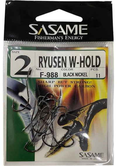 Sasame F-988 No:2 Ryusen W-hold Black Olta İğnesi 11 Adet