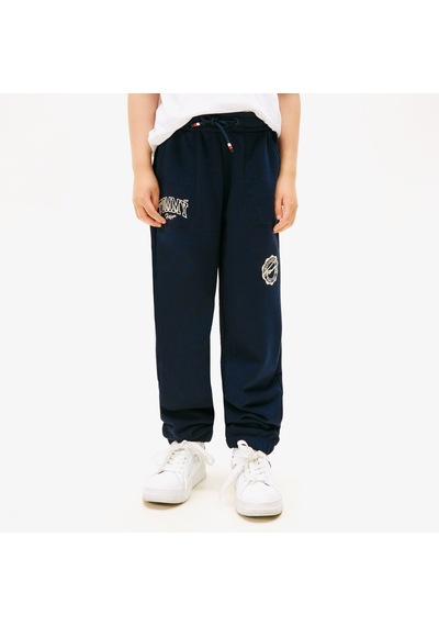 Tommy Hilfiger Varsity Graphic Çocuk Lacivert Eşofman Altı Kb0kb09700 Mavi