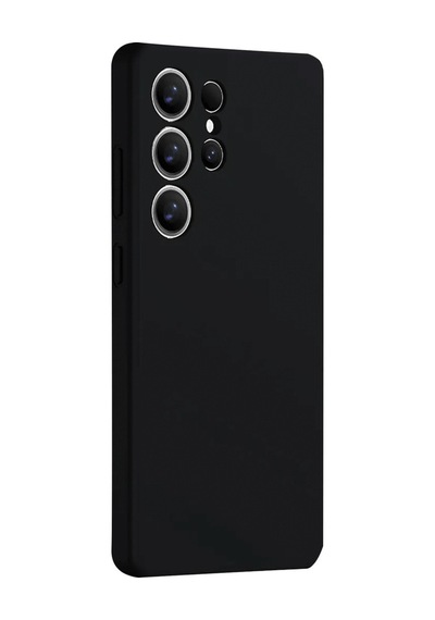 Samsung Galaxy S25 Ultra Uyumlu Kılıf Nano İçi Kadife Silikon - Siyah