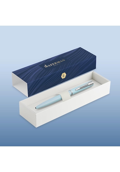 Waterman Allure Tükenmez Kalem / Pastel Bebe Mavisi / Orta İpucu / Mavi Mürekkep / Hediye Kutusu Genel