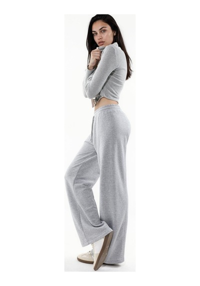 Hiccup Geniş Jogger Pantolon Açık Gri