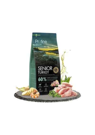 Profine Gluten Free Senior Glutensiz Hindi Etli Yaşlı Köpek Maması 12 KG