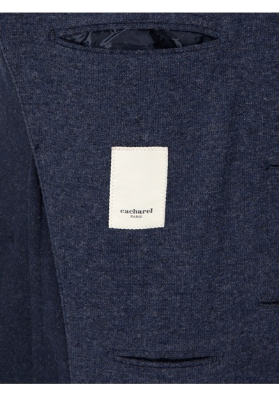 Cacharel Lacivert Slim Fit Kaşmir Karışımlı Ceket