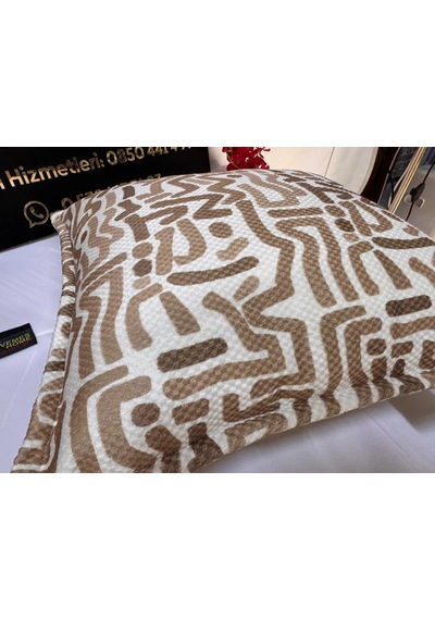 Nivemeshome Lucca Pl02 Yeni Sezon Kırlent Kılıfı Kahve 45 X 45