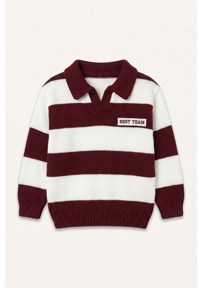 Defacto Oversıze Kazak Erkek Bebek I0398a526wnbr210 Bordo-br210