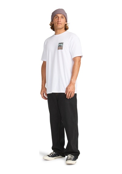 Billabong Stamp Ss Beyaz Erkek Kısa Kol T-shirt 000000000102277896 Beyaz