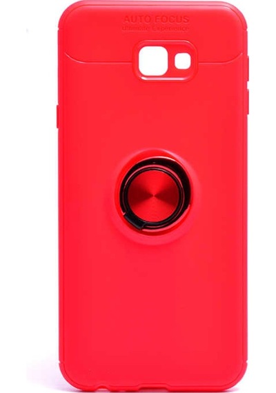 Samsung Galaxy Uyumlu J4 Plus Kılıf Yüzüklü Magnetli Ravel Case